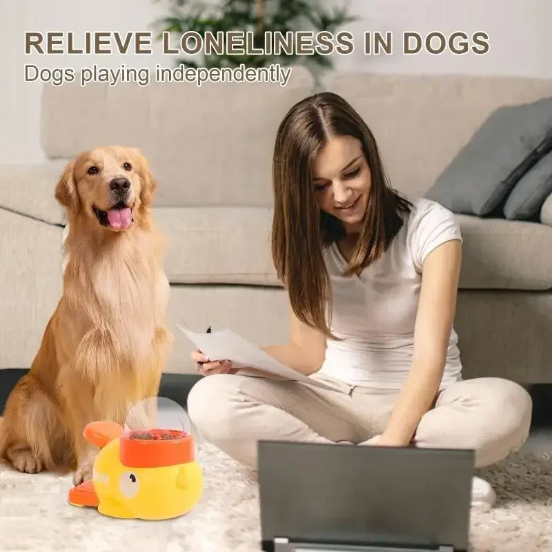 Cartoon Duck Dog Puzzle Feeder