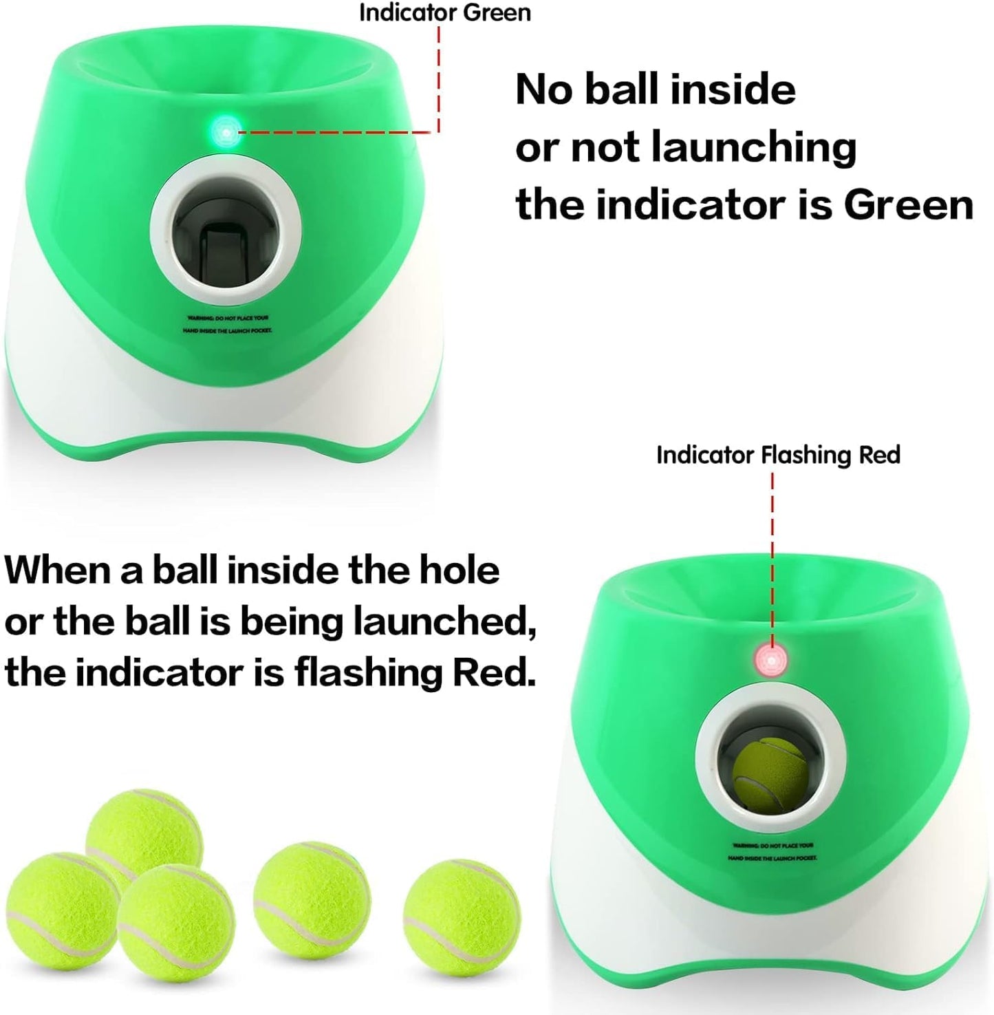Automatic Dog Ball Thrower — 3 Distance Settings