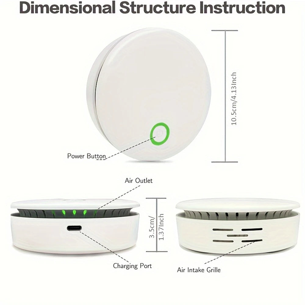 Portable Air Purifier Odor Eliminator