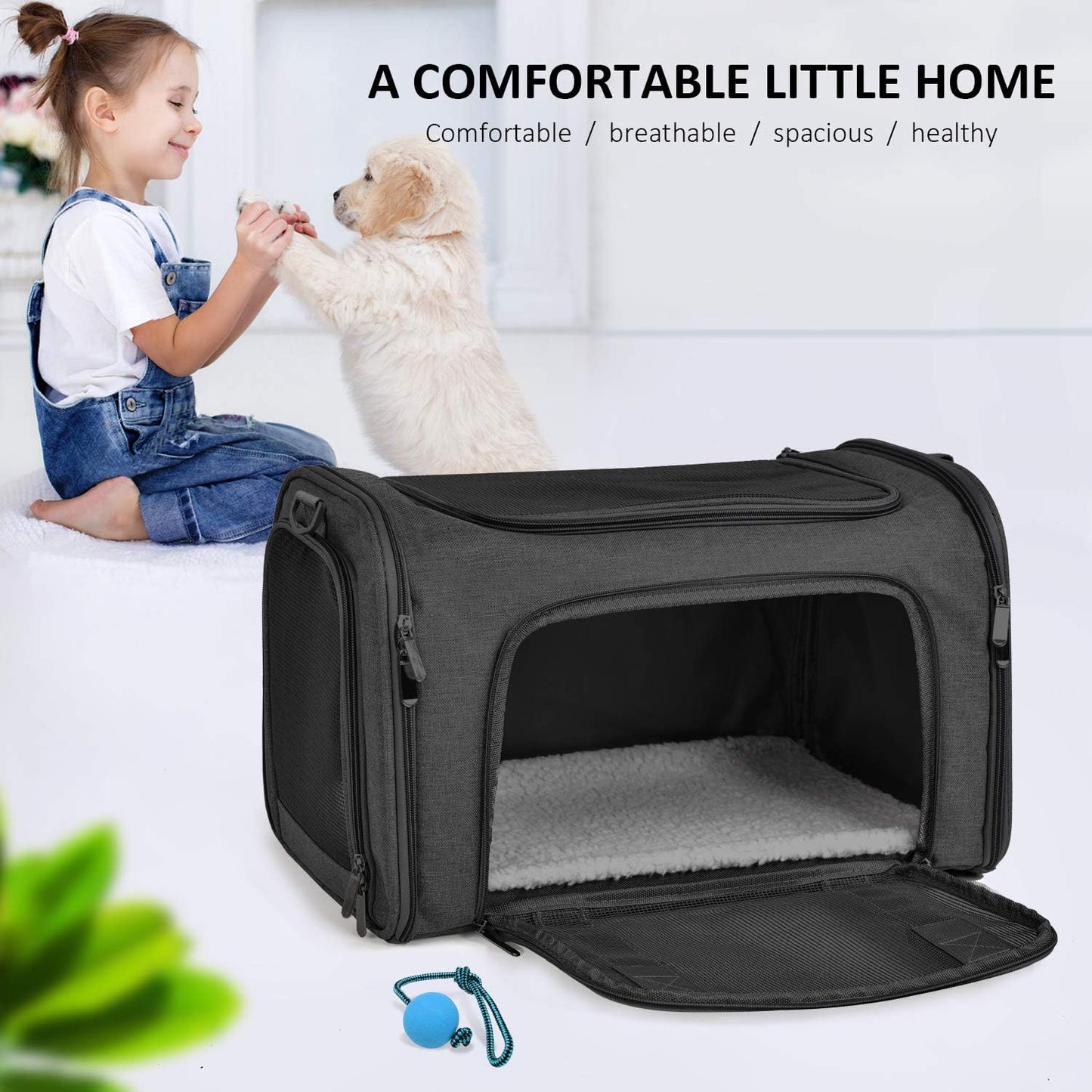 Dog & Cat Carrier Bag up to 15 lbs
