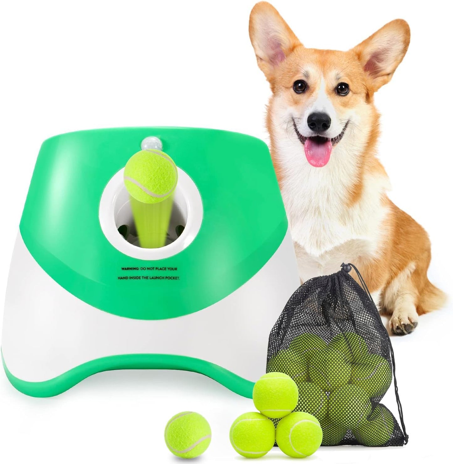 Automatic Dog Ball Thrower — 3 Distance Settings