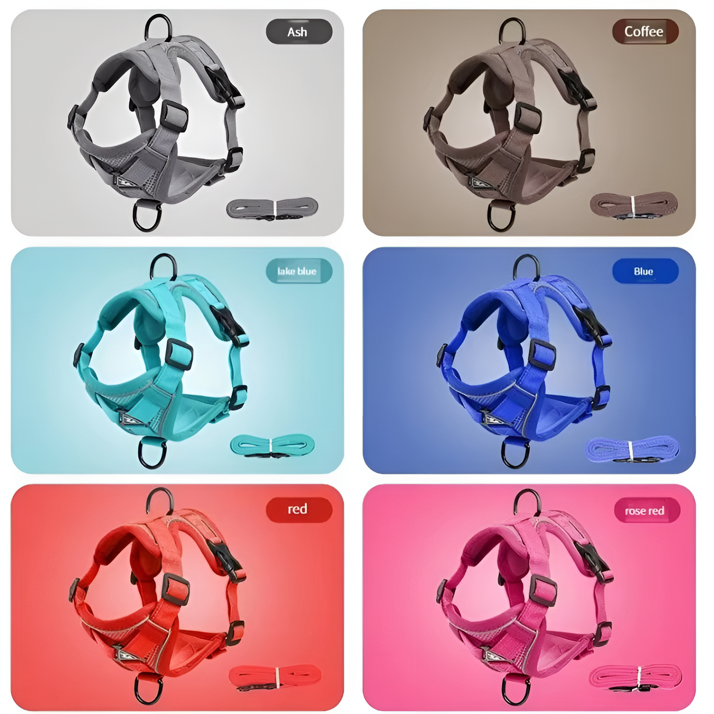 Reflective Cat Harness and Leash