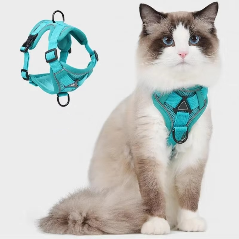 Reflective Cat Harness and Leash