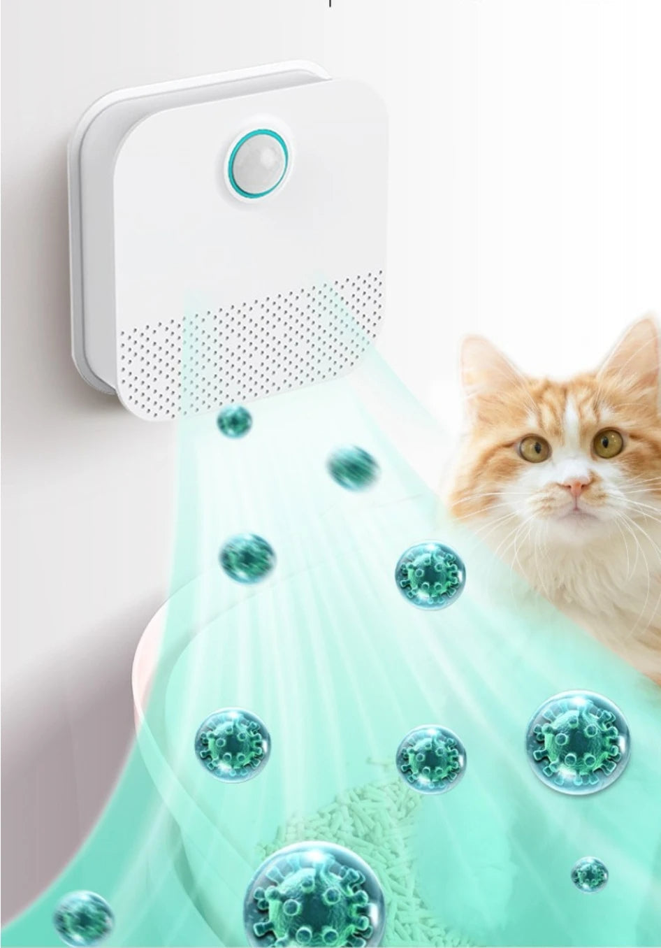 Smart Odor Purifier for Litter Box