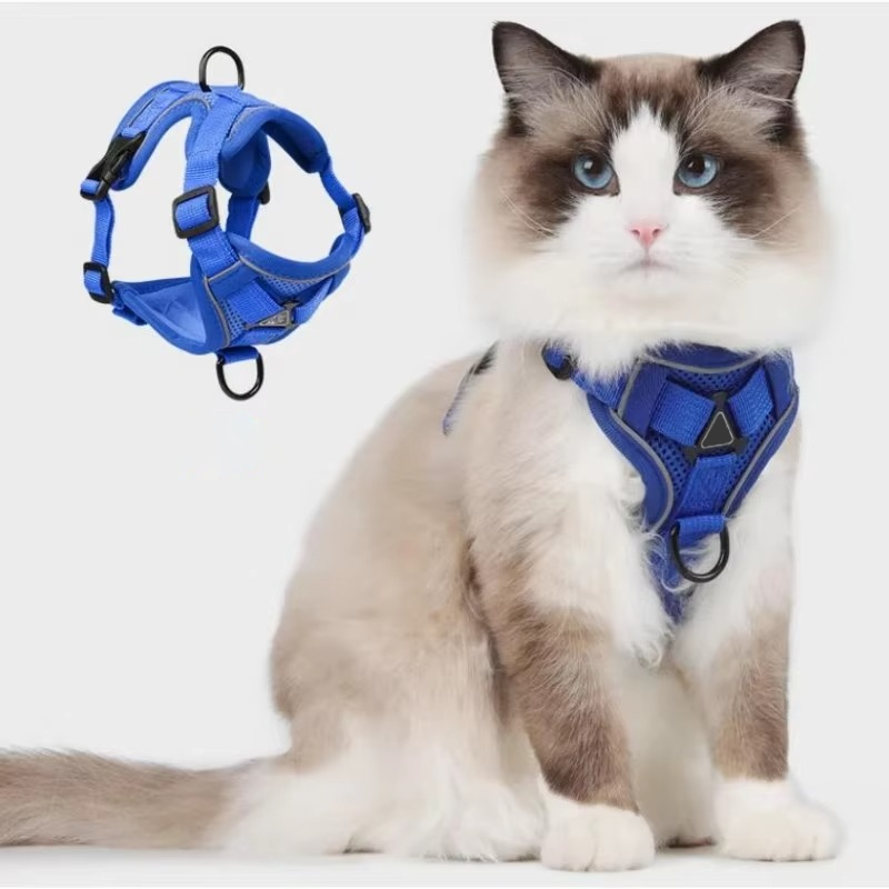 Reflective Cat Harness and Leash