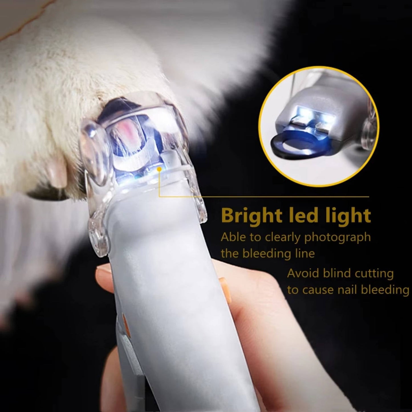 Pet Nail Clipper With Light