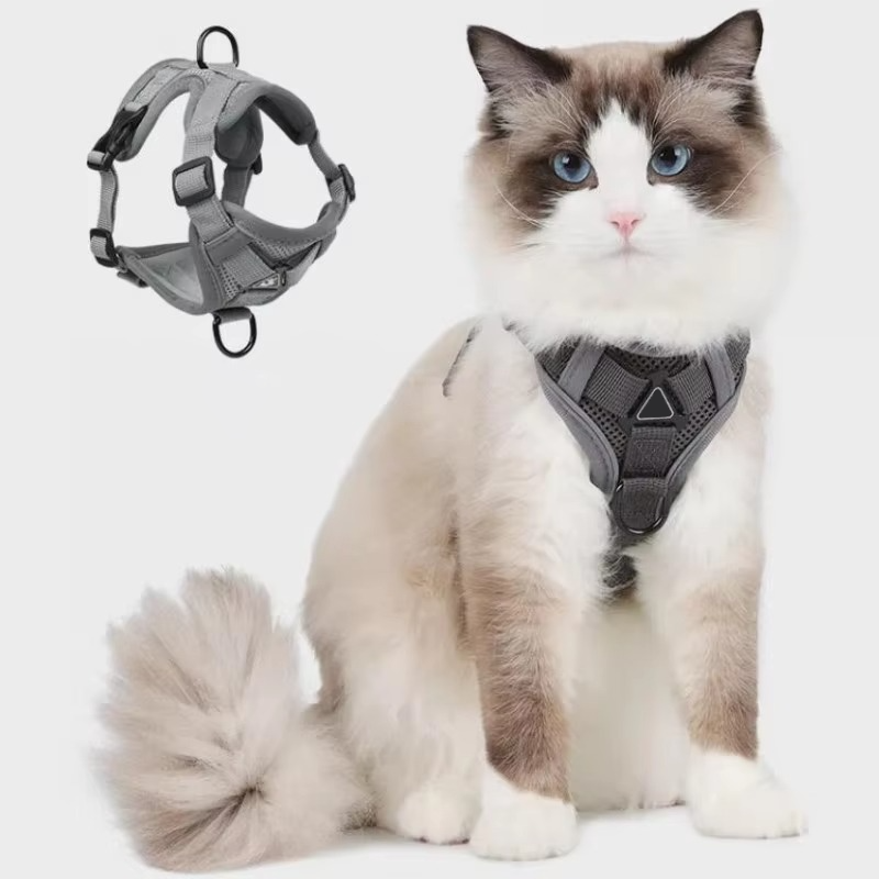 Reflective Cat Harness and Leash