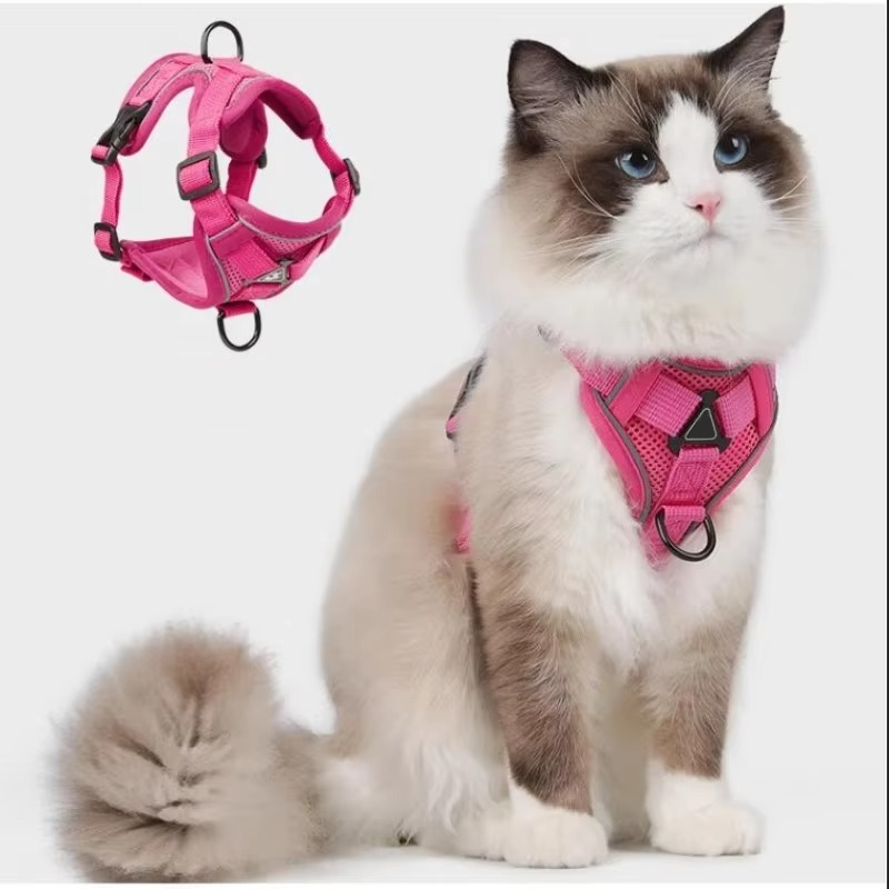 Reflective Cat Harness and Leash