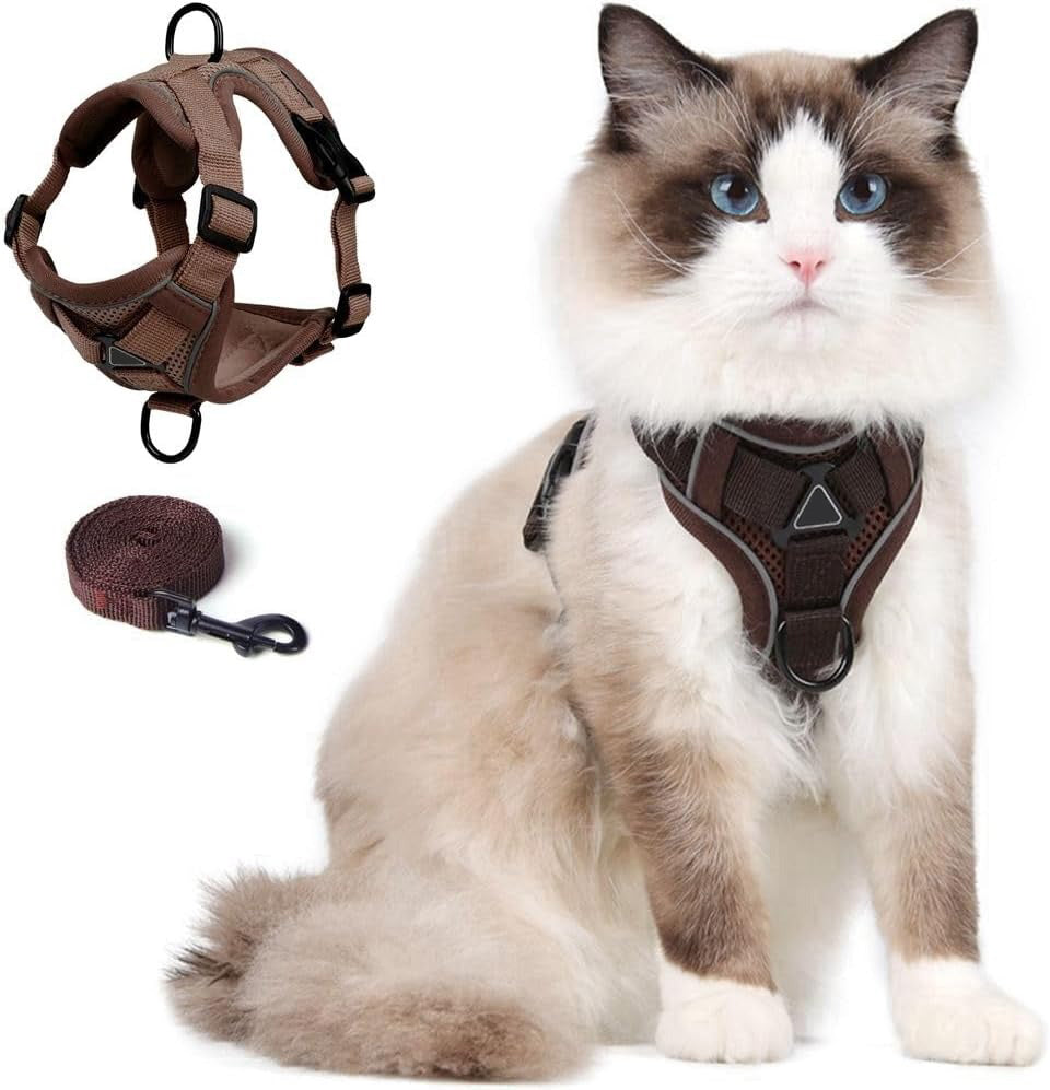 Reflective Cat Harness and Leash