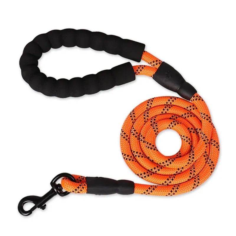 Reflective Dog Leash Padded Handle