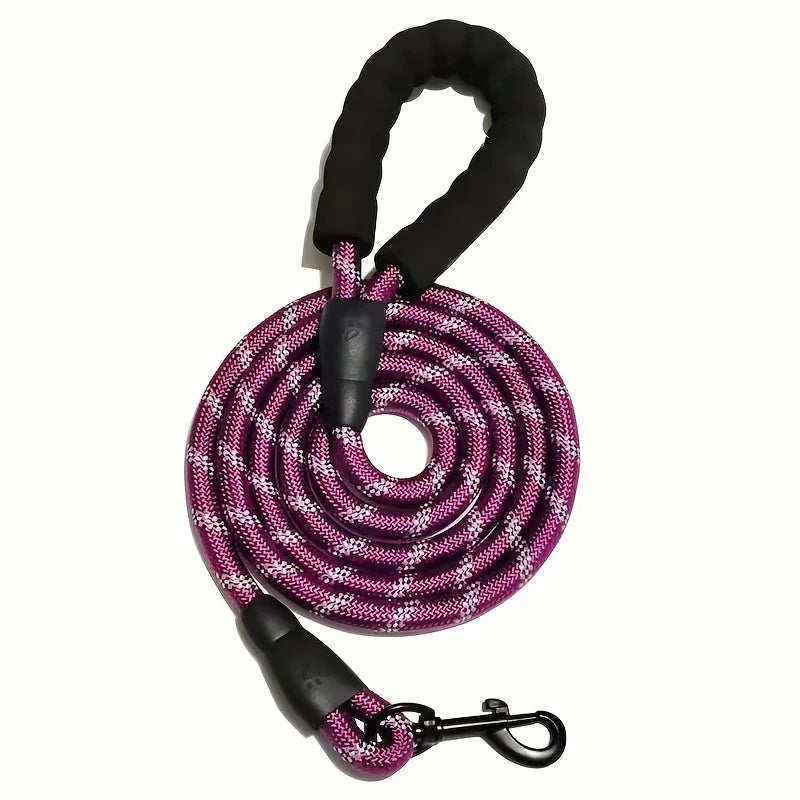 Reflective Dog Leash Padded Handle
